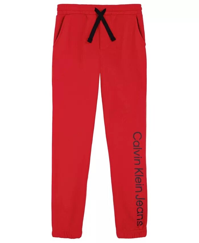 

Джоггеры с логотипом Big Boys Calvin Klein, красный