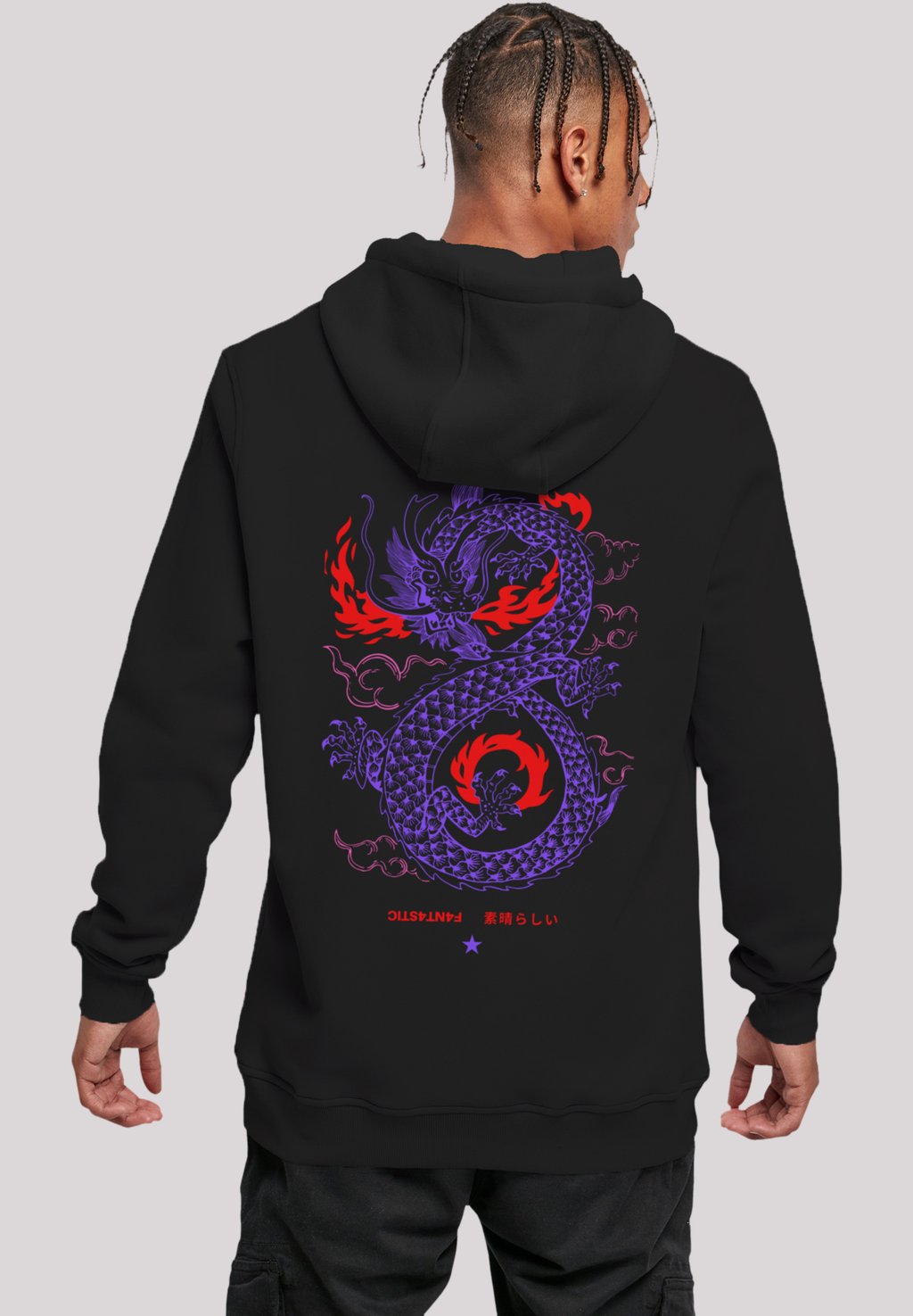 

Толстовка DRAGON FIRE - Hoodie F4NT4STIC, черный