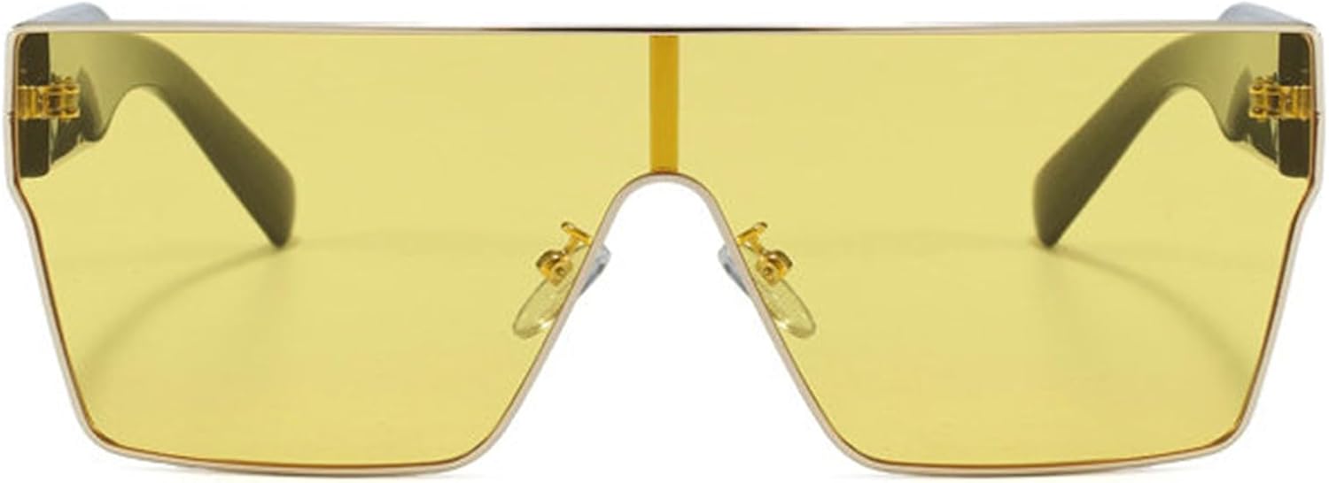 

Женские солнцезащитные очки без оправы квадратной формы с градиентным переходом цвета, большие металлические солнцезащитные очки с плоской верхней частью, мужские винтажные солнцезащитные очки helena, C4