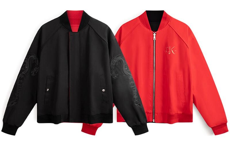 

Куртка унисекс Calvin Klein, цвет BEH - Space Black/Sunset Red