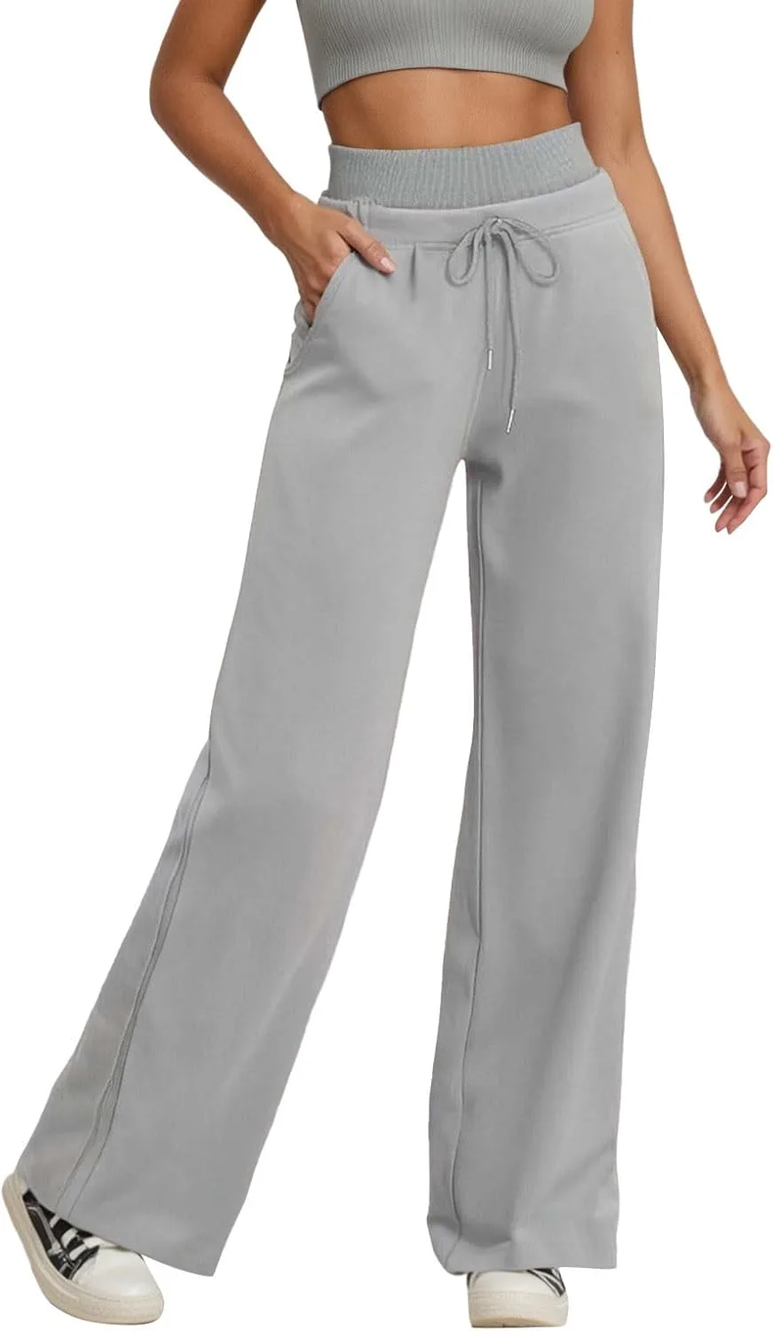 

Женские джинсы sweatpants wide leg casual WWPPAION