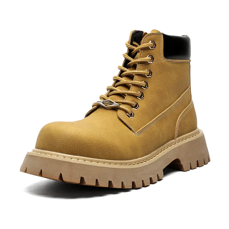 

V05 Мартин Бутс унисекс желтые, с флисовой подкладкой, цвет Yellow, Fleece-Lined[Men's]