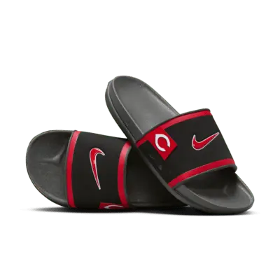 Шлепанцы Nike Offcourt (Cincinnati Reds) Offcourt Slides, цвет Black/Dark Smoke Grey/Sport Red