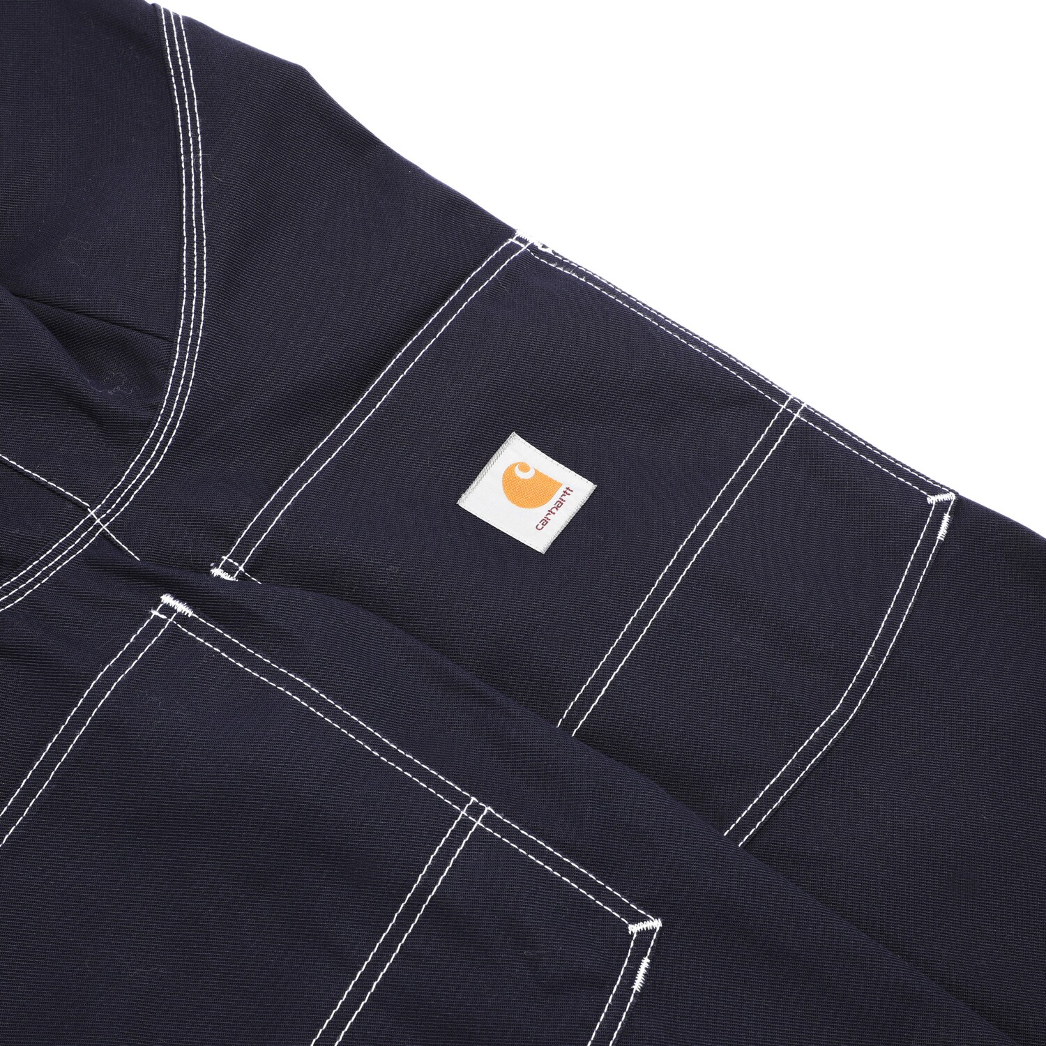 Комбинезон Vetements x Carhartt с воротником-халтер, синий — фото 3