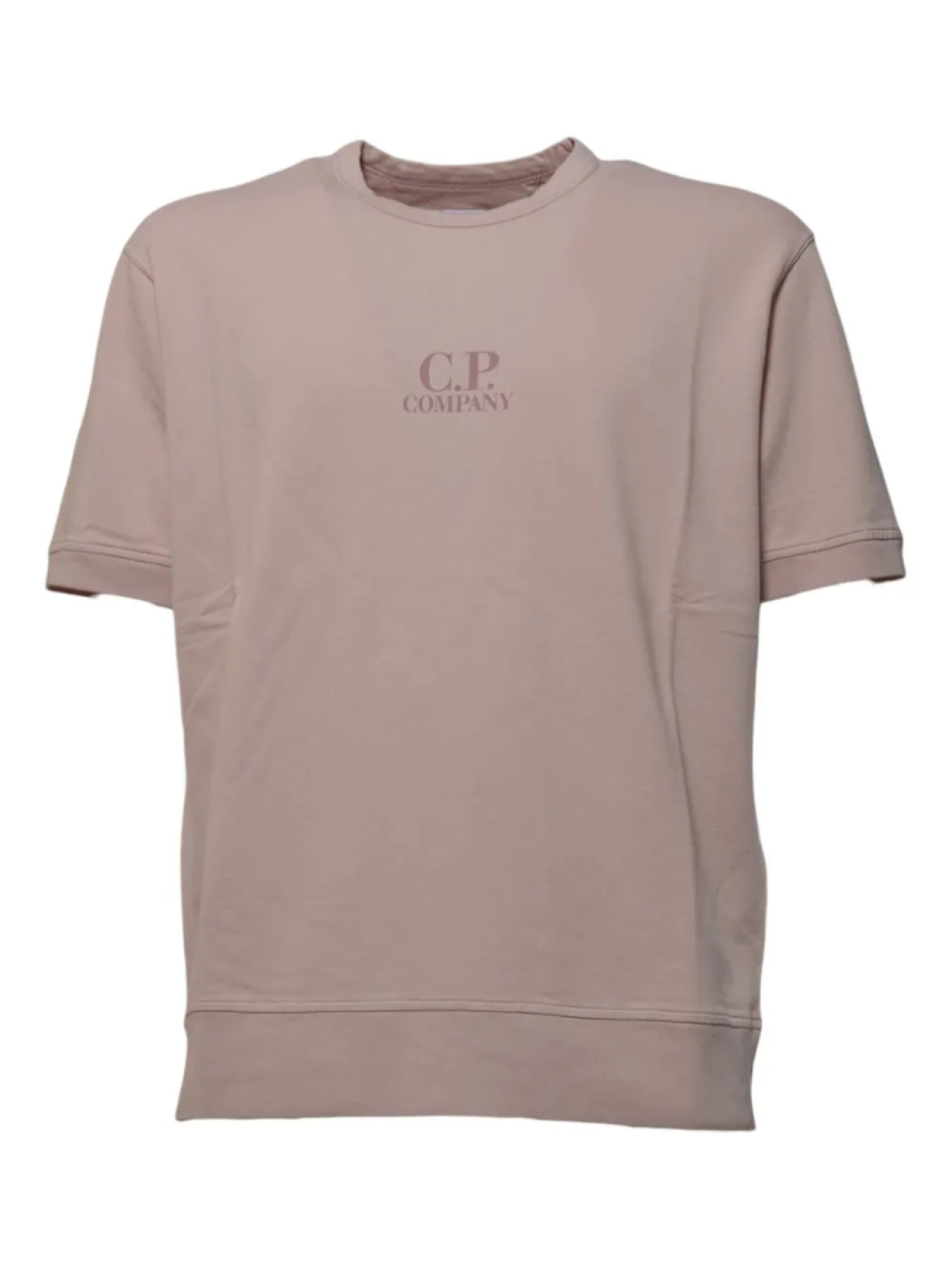 

C.P. Company logo-print Футболка, розовый