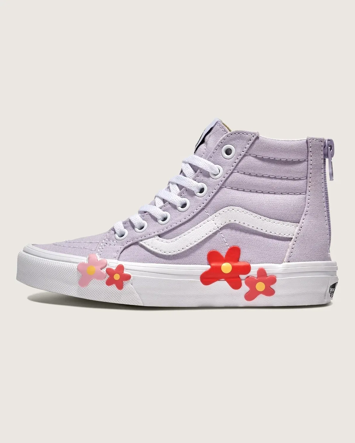 Детские кроссовки Vans Sk8-Hi Reissue V VN000CPUUUI, фиолетовые замшевые, VER887 — фото 2