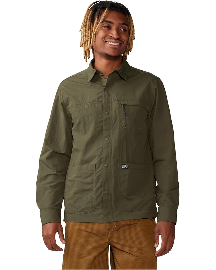 

Рубашка Mountain Hardwear Stryder Long Sleeve Shirt, цвет Dark Pine