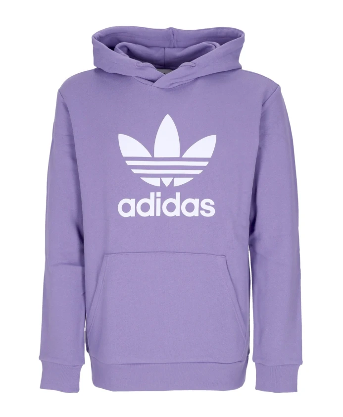 

Легкая толстовка с классической худи и трилистником Adidas, фиолетовый