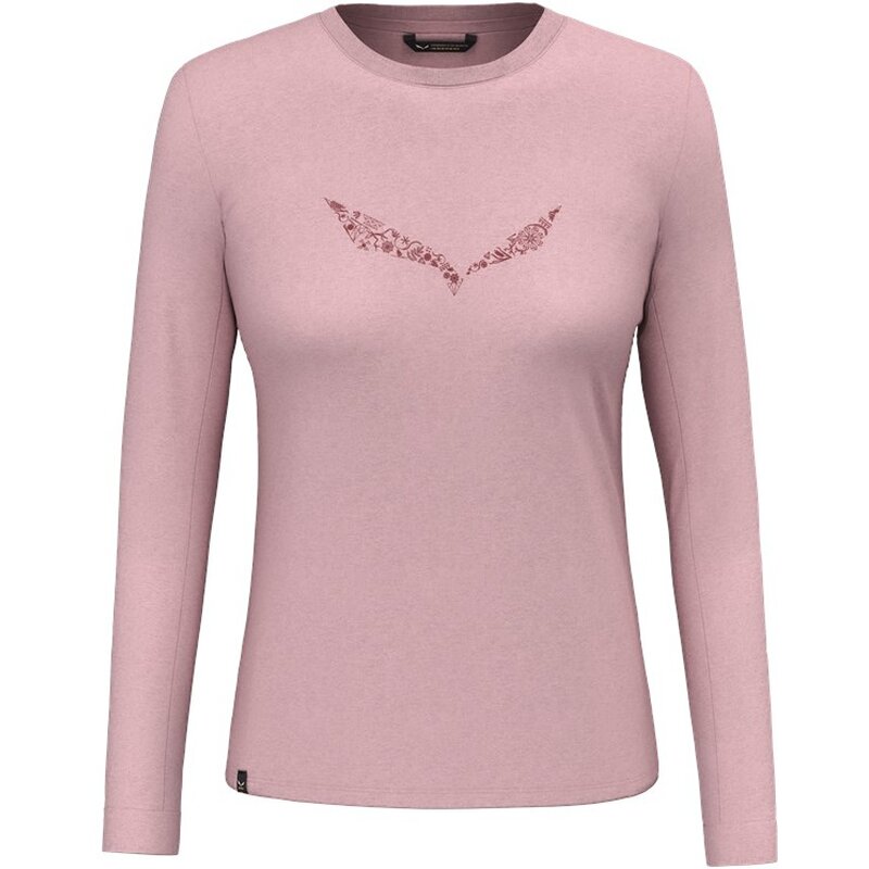 

Рубашка solidlogo сухая Salewa, цвет zephyr