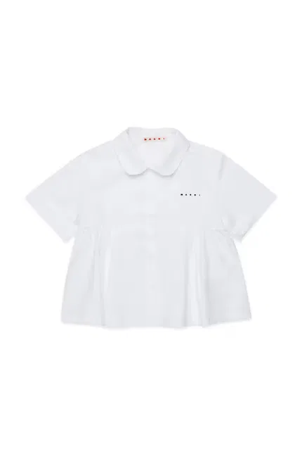 Блузка классическая Marni, белый