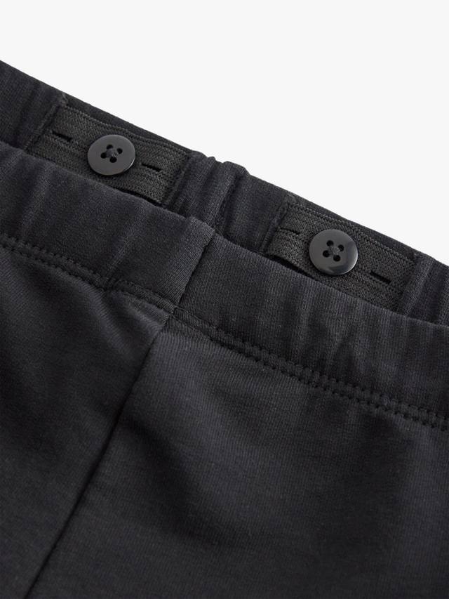 Детские фланелевые леггинсы с расклешенными штанинами Lindex, Black — фото 3
