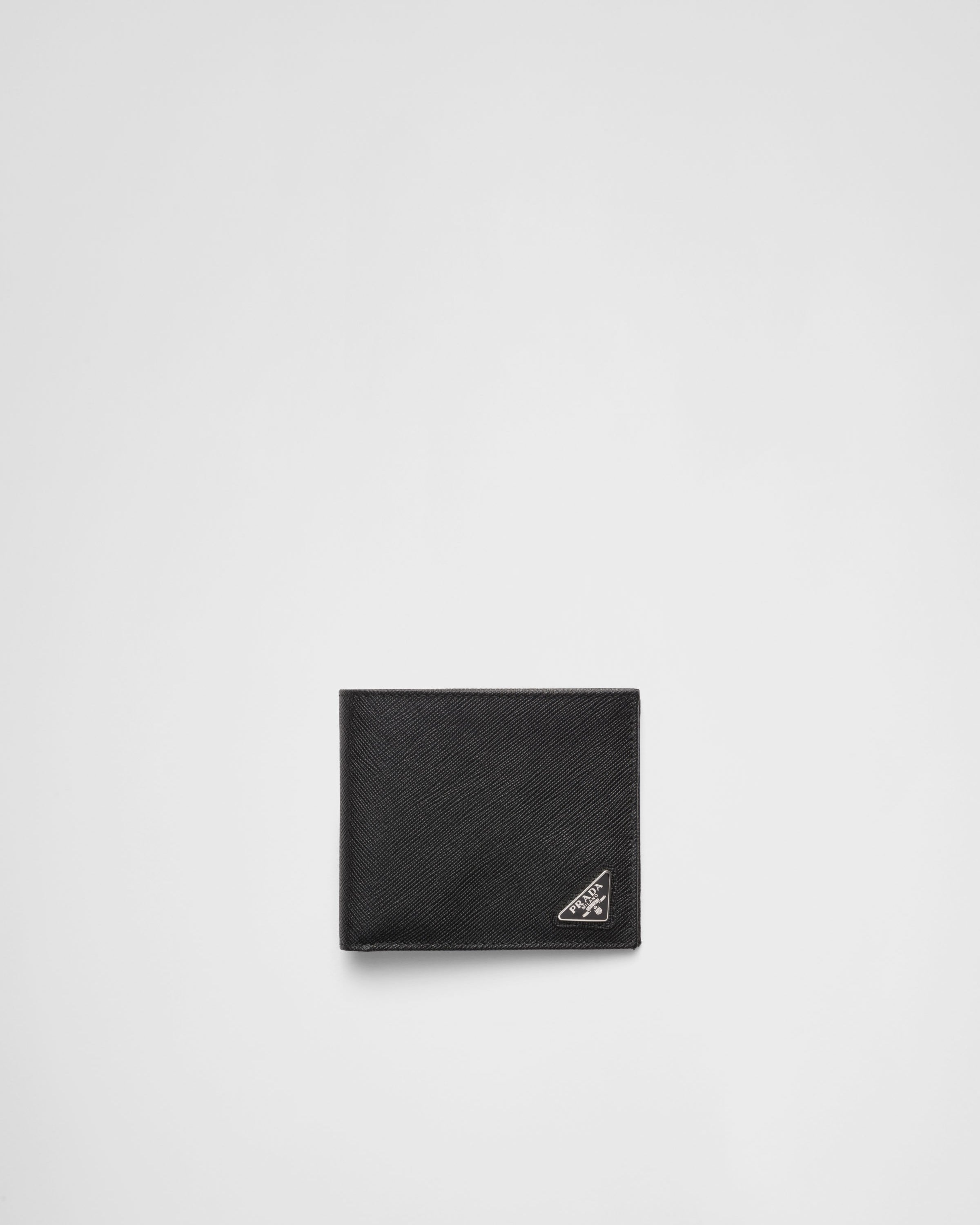 

Кошелек из сафьяновой кожи Prada, черный