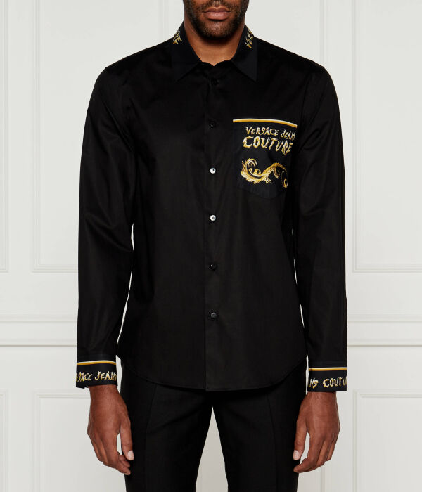 

Рубашка Versace Jeans Couture Regular Fit, черный