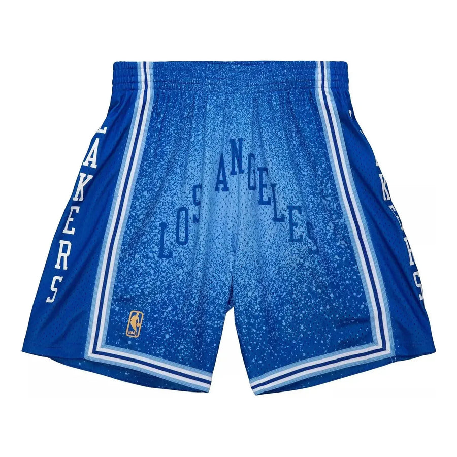 

Спортивные шорты Mitchell & Ness x NBA Los Angeles Lakers Spray Paint Swingman Shorts 'Blue', синий