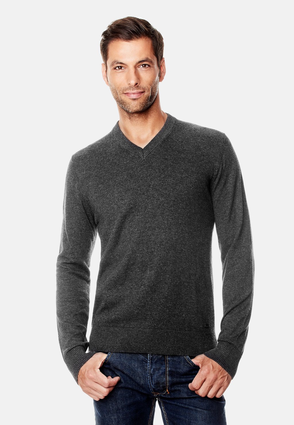 

Джемпер TAILLIERT V NECK Vincenzo Boretti, антрацит