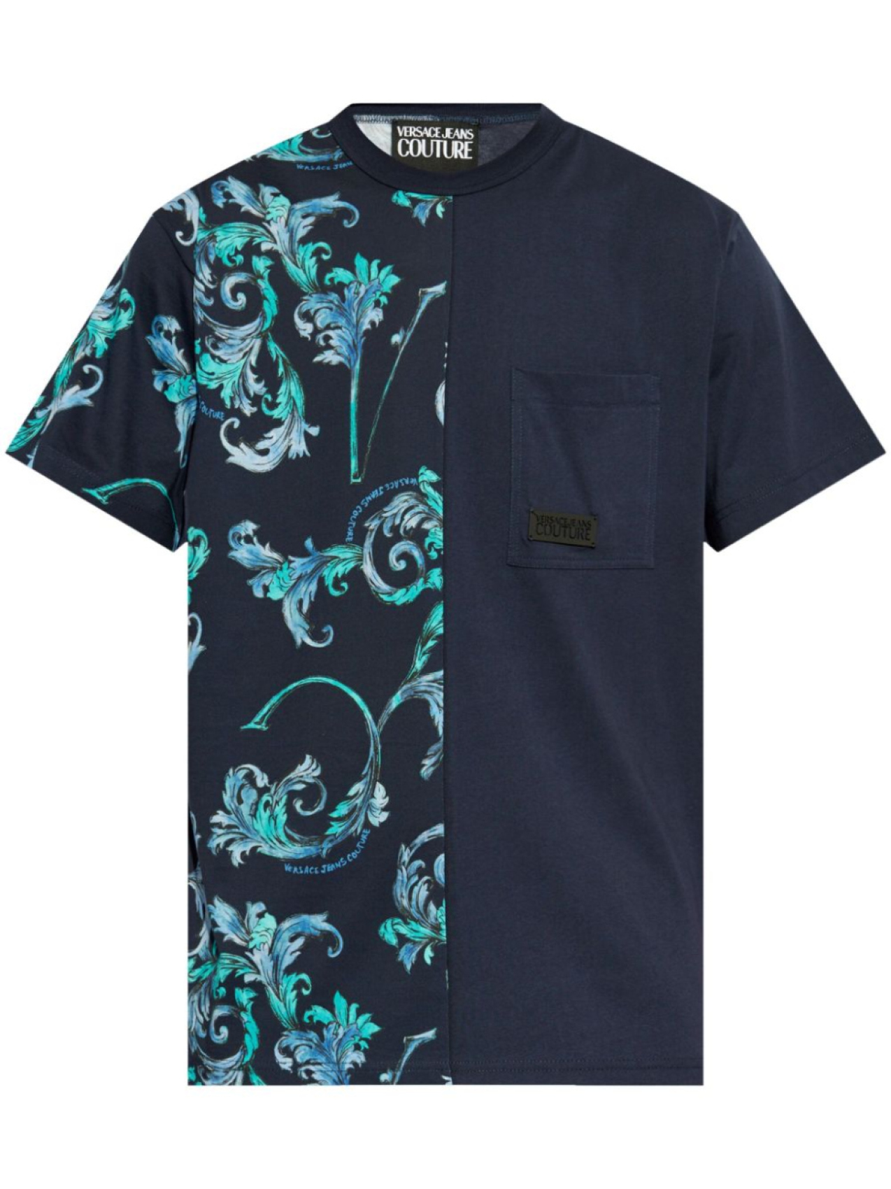 

Versace Jeans Couture футболка с принтом Barocco, синий