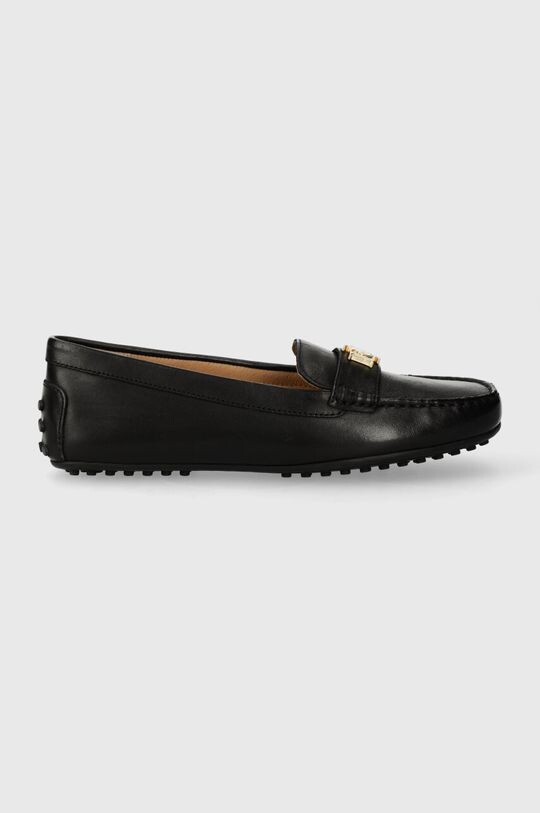 Кожаные лоферы Barnsbury Lauren Ralph Lauren, черный