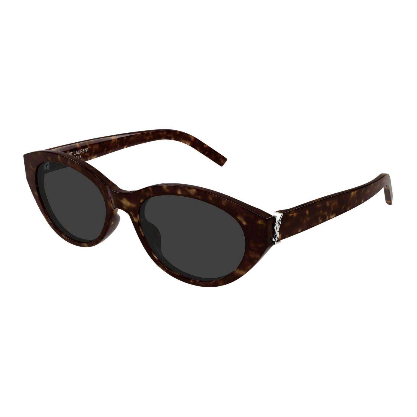 

Кошачий глаз солнцезащитные очки Frame SAINT LAURENT, коричневый