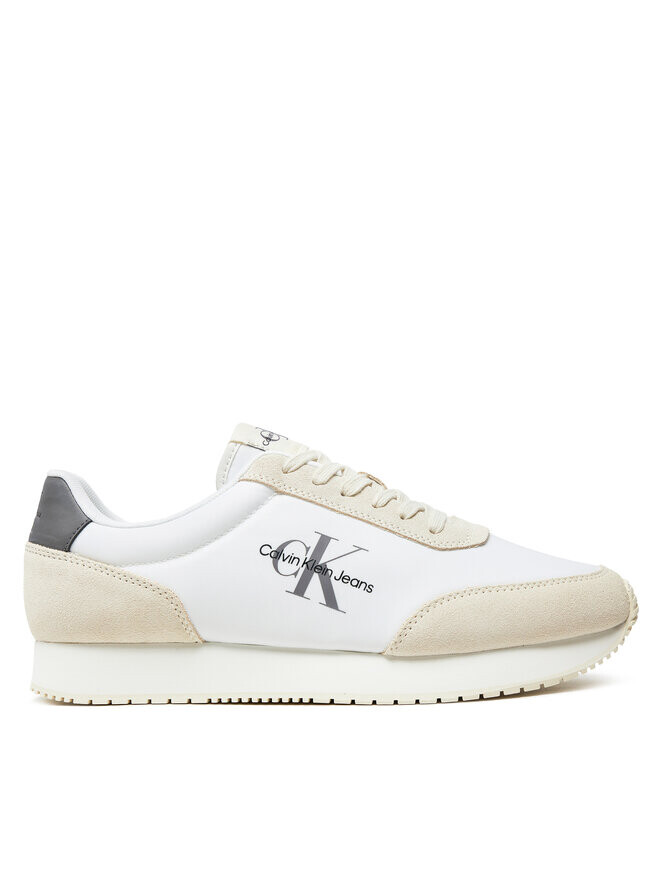 

Кроссовки Calvin Klein Jeans Retro Runner Su-Ny Mono YM0YM00804, бежевый/белый