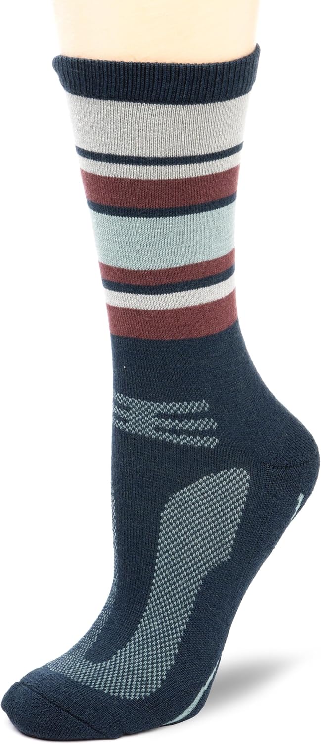 

Columbia Midtown Maven носки 3/4, Black Night, Niagra Stripe