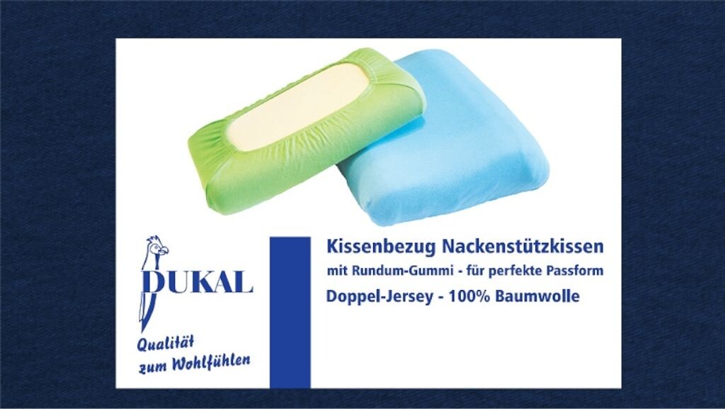 

Чехол Schlaraffia Support подушка для шеи: цвет - темно-синий DUKAL