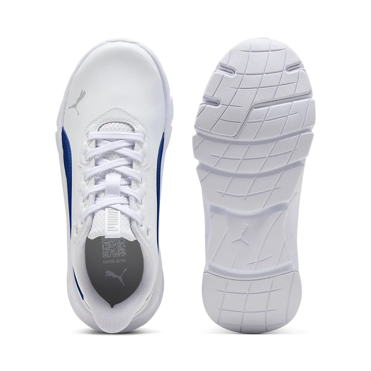 Кроссовки Flexfocus Lite Modern SL Jr для детей Puma, белый — фото 3
