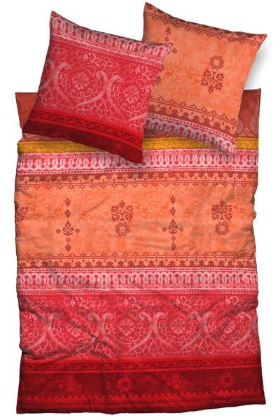 

Комплект постельного белья Casatex 161997 2-teilig, 155x1x220 см цвет orange-rot