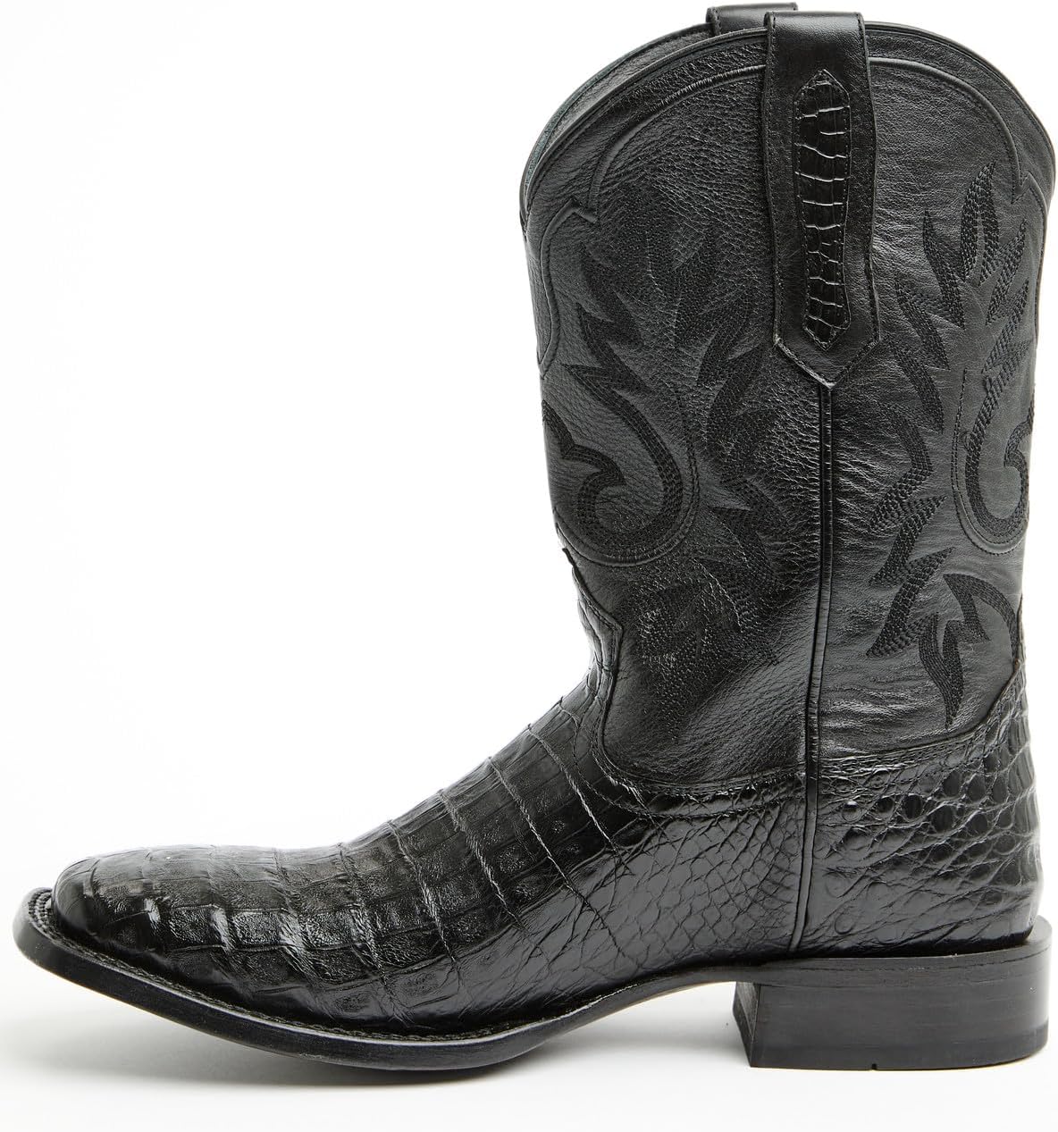 Мужские ковбойские сапоги Cody James Black 1978 года «The Hayward Exotic Caiman Belly Western Boot - Bbxfa25l3» — фото 3