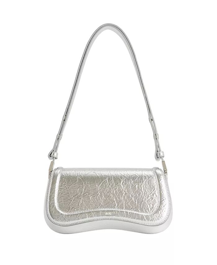 

Мини-сумка через плечо Joy Metallic JW PEI Handbags, серебряный