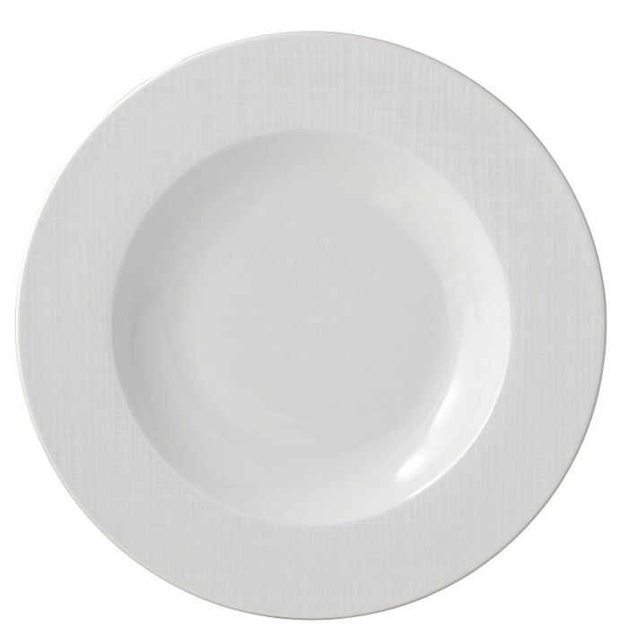 

Суповая тарелка Bernardaud с ободком из органзы, белый