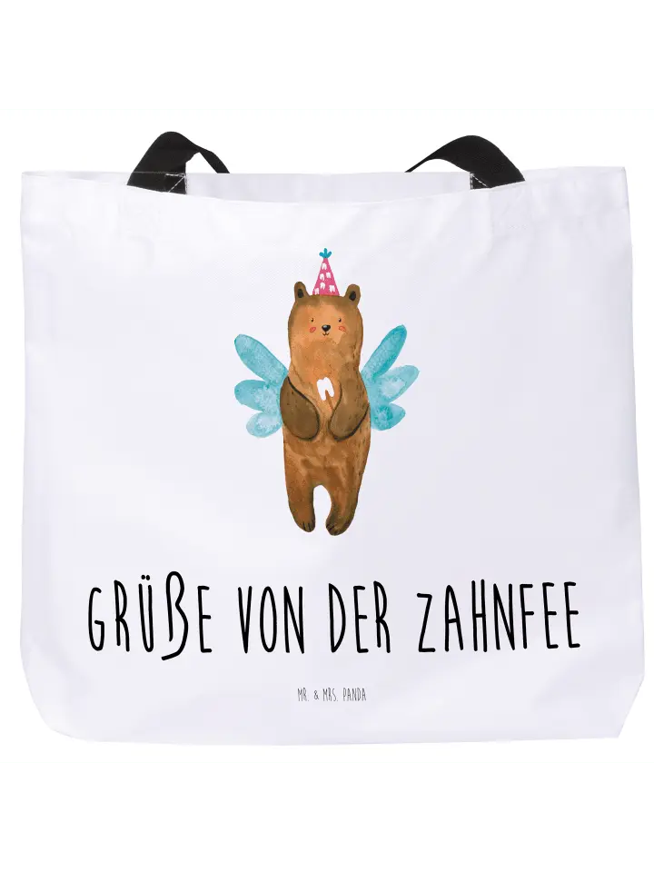 

Сумка-шоппер Mr & Mrs Panda Bär Zahnfee, белый