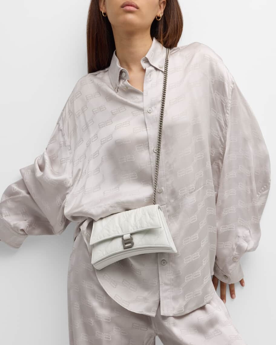 

Кошелек Crush из стеганой кожи на цепочке Balenciaga