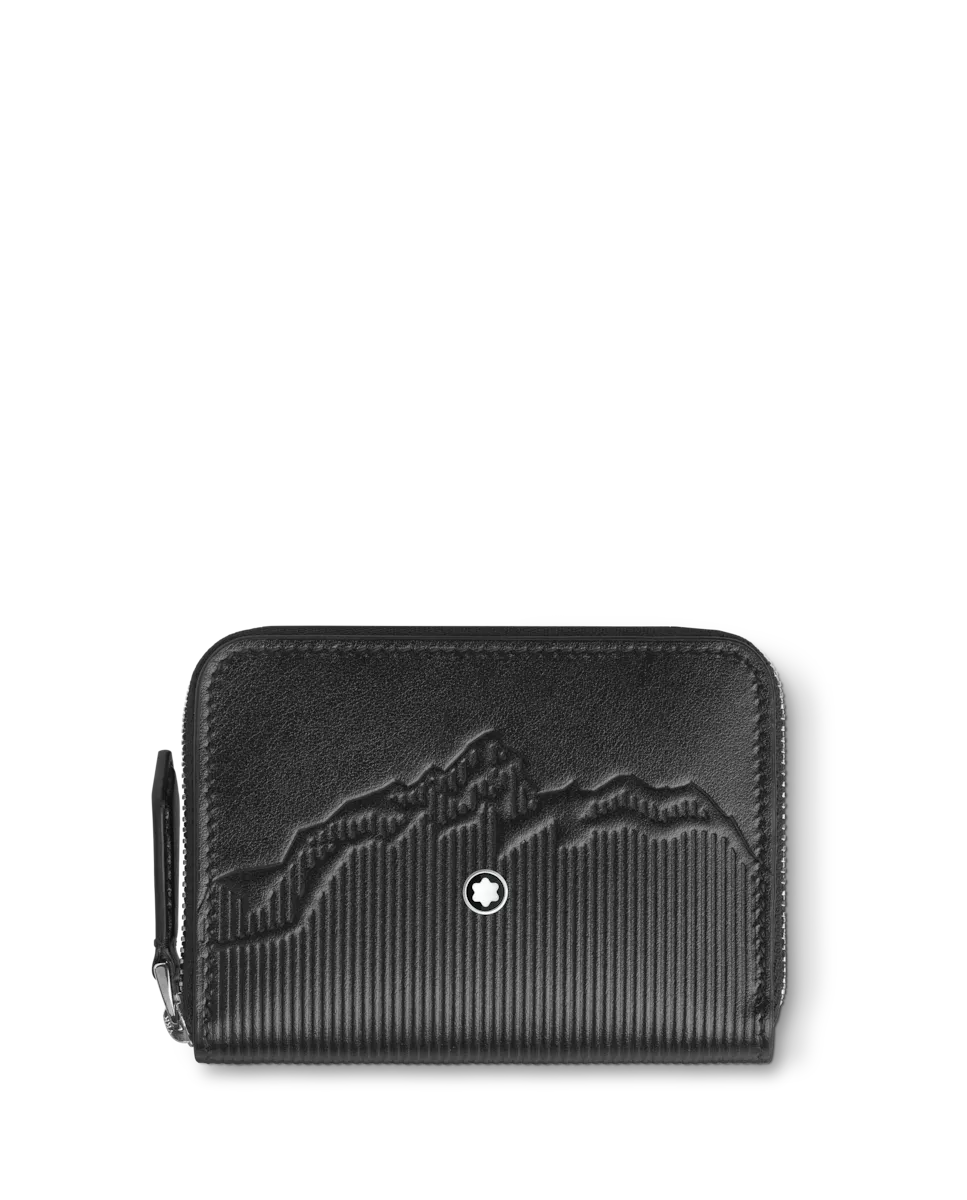 

Кошелек унисекс из черной кожи Montblanc, черный