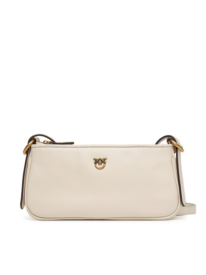 

Сумка через плечо PINKO Half Moon Baguette Mini AI 25-26 PLTT 105069 A0QO, экрю