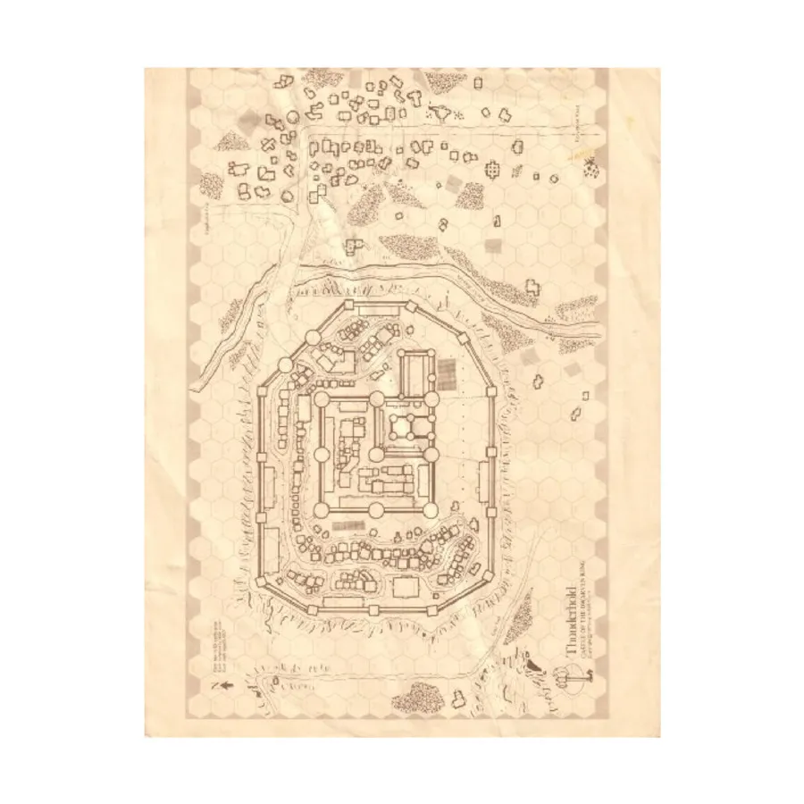 

Tegel Manor - Thunderhold Map (Players), Catalogs, Maps & Miscellaneous (Judges Guild), мягкая обложка