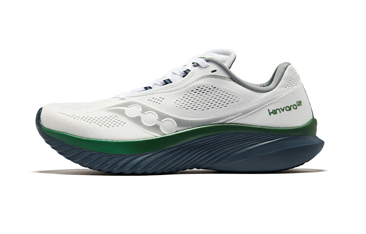 

Кроссовки мужские Kinvara 15 с низким верхом, белые/серые Saucony