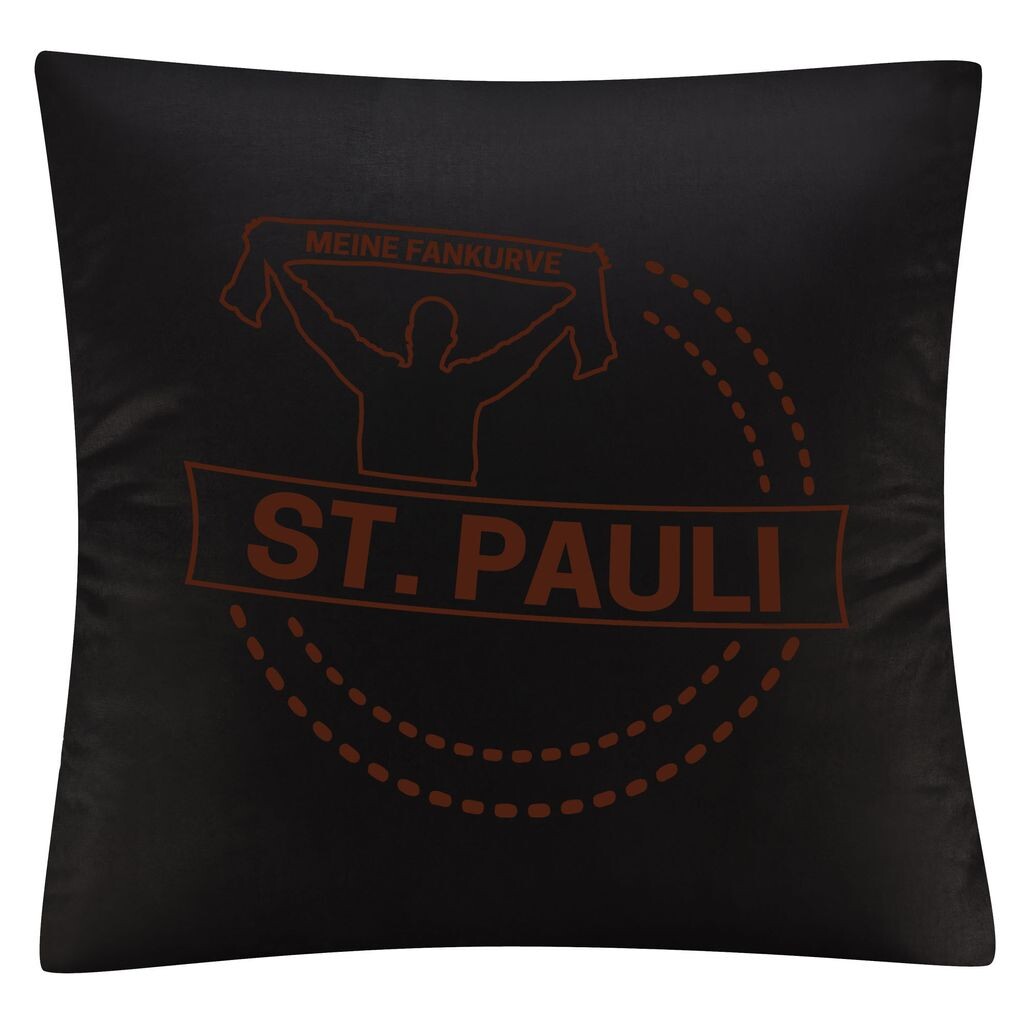 

Чехол на подушку multifanshop - St. Pauli - My Fan Curve, черный, один размер