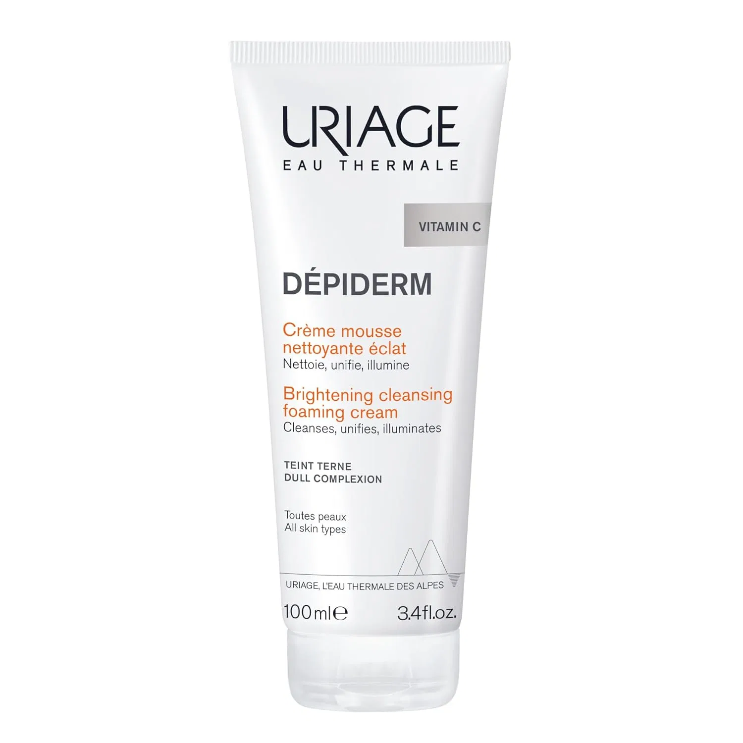 Крем для лица Uriage — Осветляющий очищающий Dépiderm, 100 мл