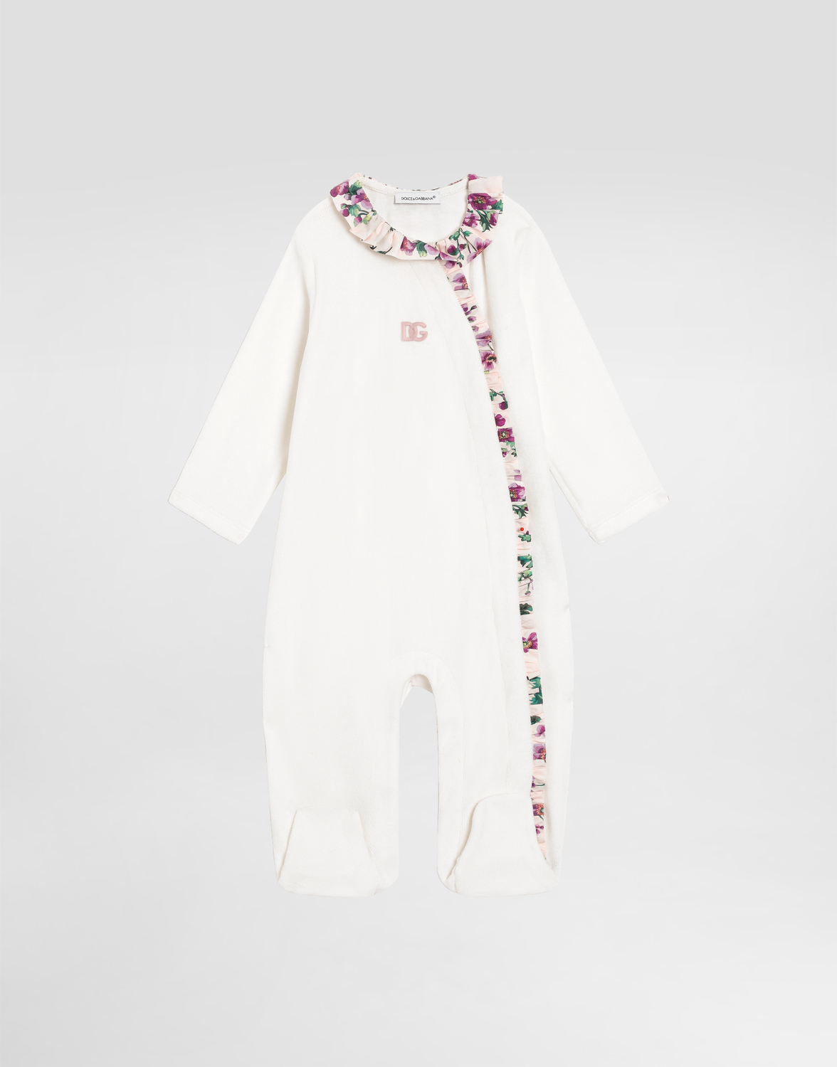 

Подарочный набор из трех предметов из хлопкового поплина с цветочным принтом Dolce&Gabbana, мультиколор