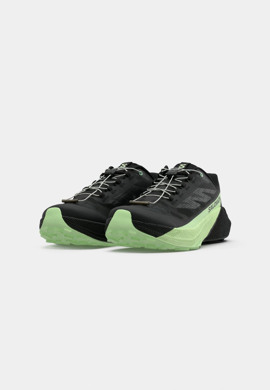 Кроссовки Salomon PULSAR, Black/Patina Green/Black — фото 3
