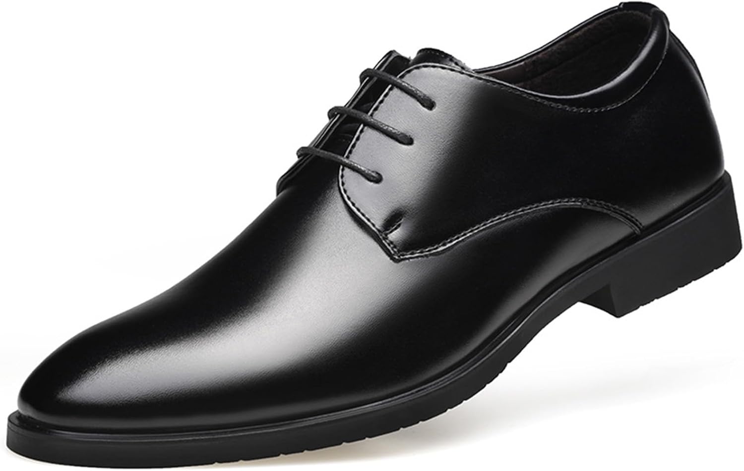 

Мужские классические оксфорды KYOESCAI, деловые туфли, формальные, с противоскользящей подошвой, броги, дерби, шнуровка, для мужчин, черный