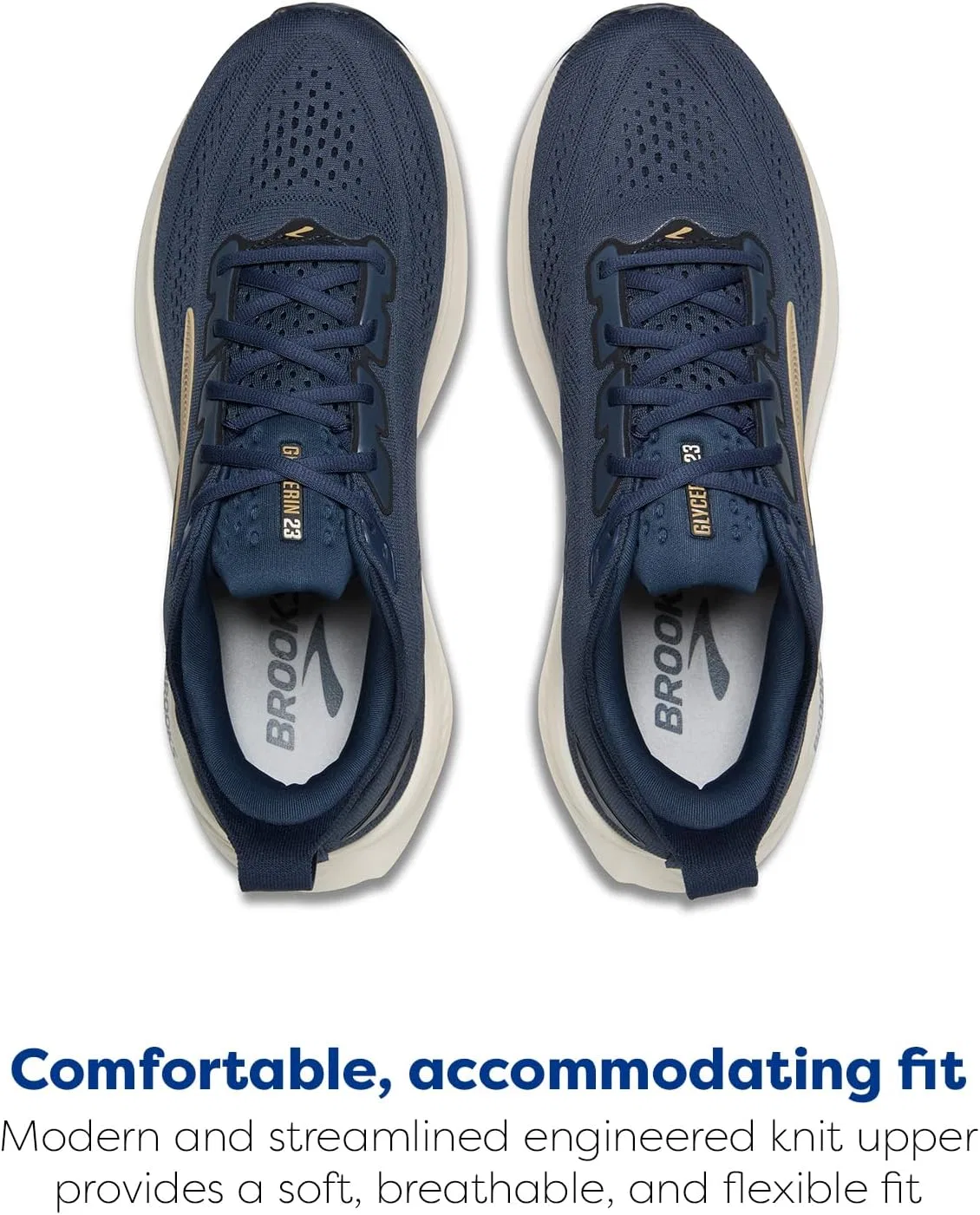 Мужские кроссовки Brooks Glycerin 23, Blue Spellbound Starfish — фото 4