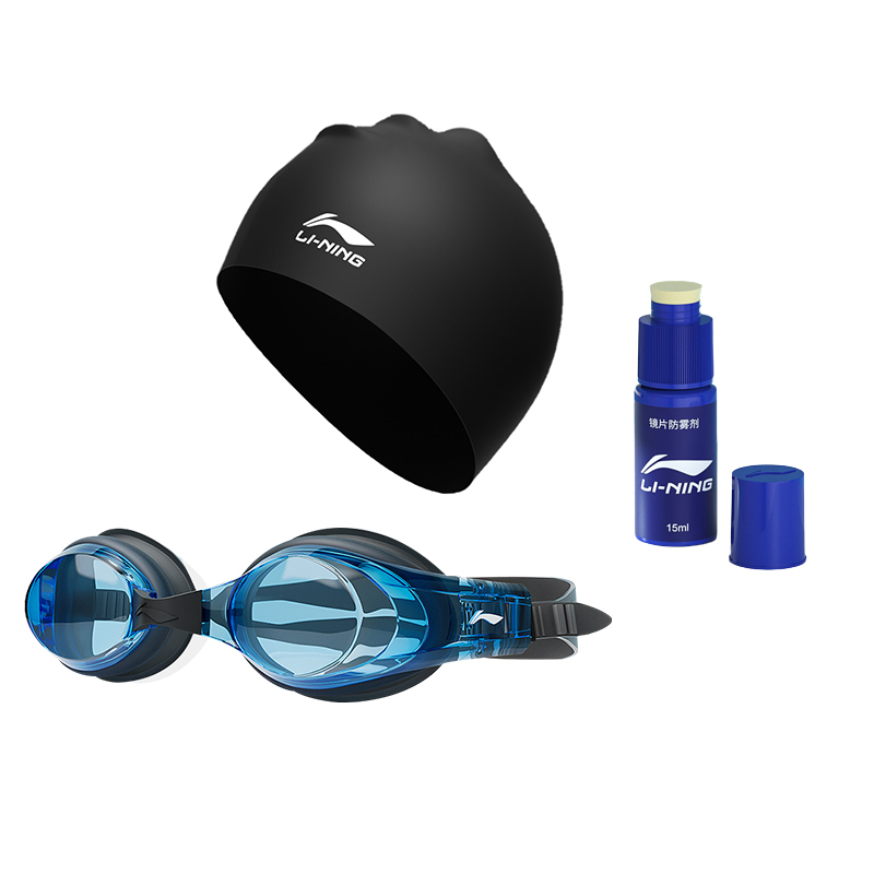 

LINING Очки силиконовые унисекс Black/Blue