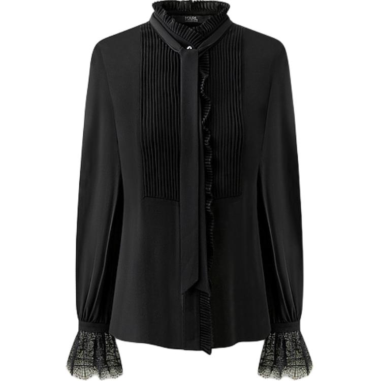 

KARL LAGERFELD / Karl Lagerfeld Jeans Женская черная рубашка