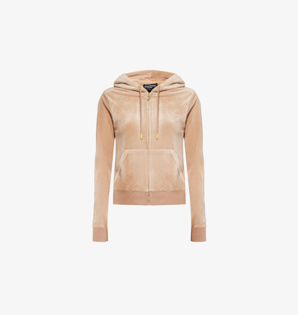 

Толстовка Robertson из велюровой эластичной ткани Juicy Couture, коричневый