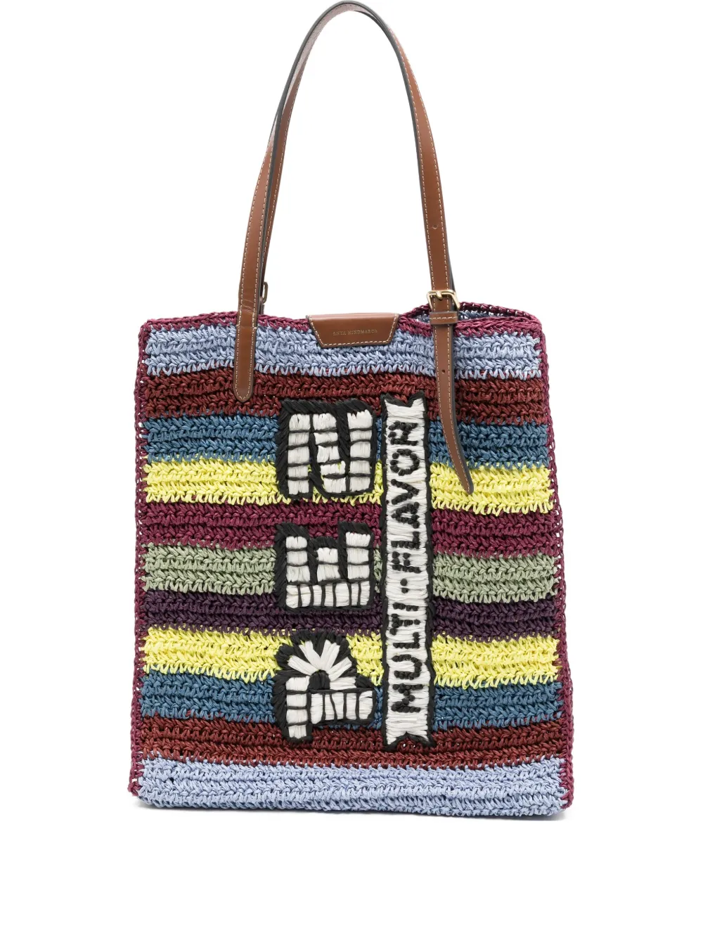 

Сумка-тоут PEZ Anya Hindmarch, фиолетовый