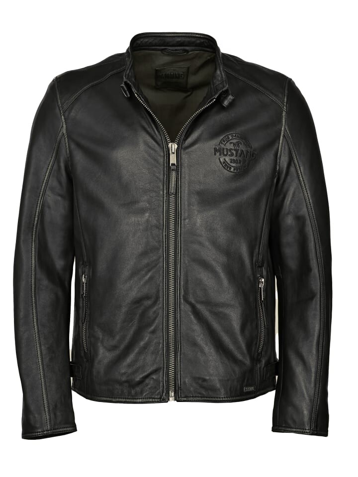 

Кожаная куртка Mustang 31021308, цвет black olive
