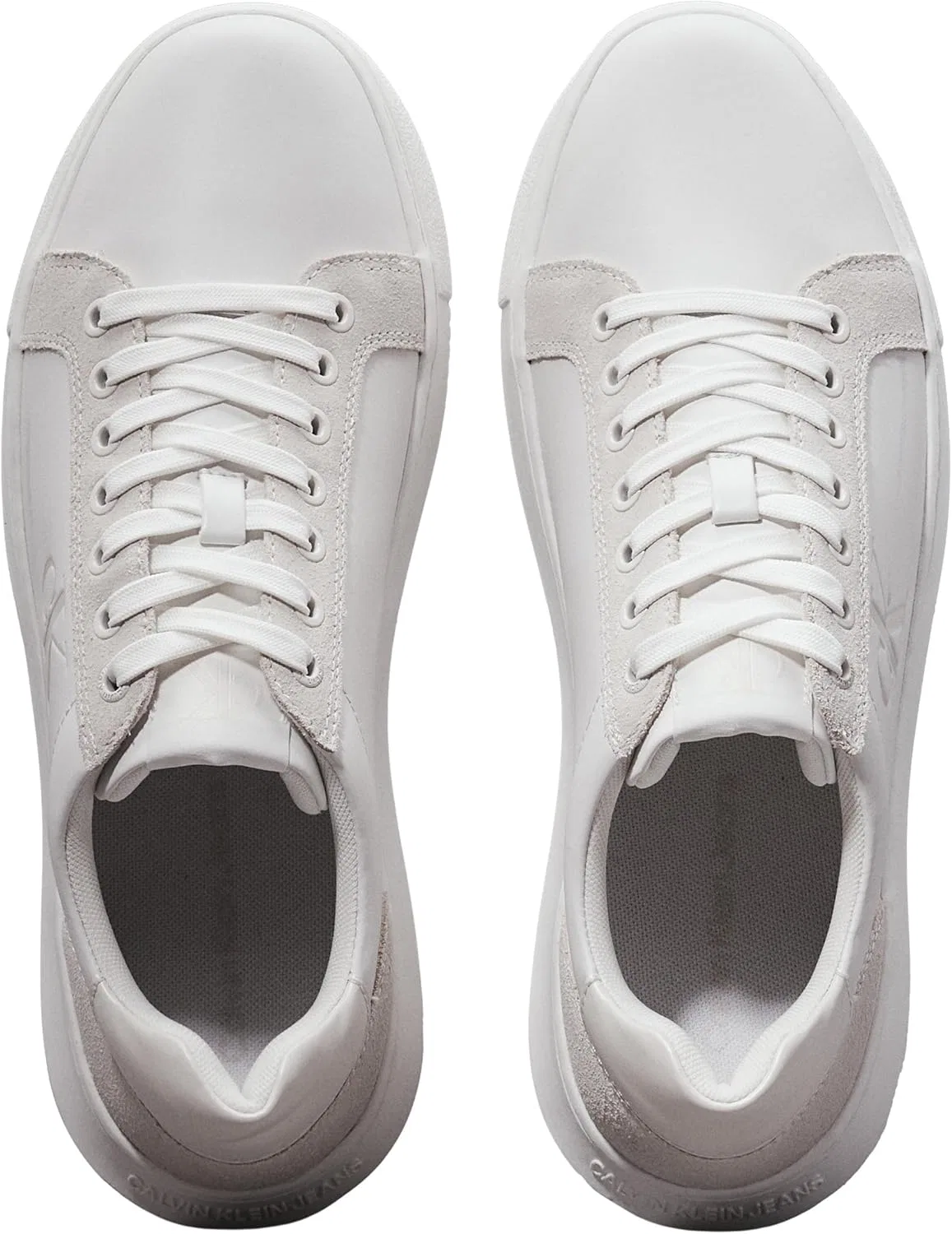 Кроссовки Calvin Klein Herren Cupsole Chunky Authentic Schuhe, White Bright White Creamy White — фото 4