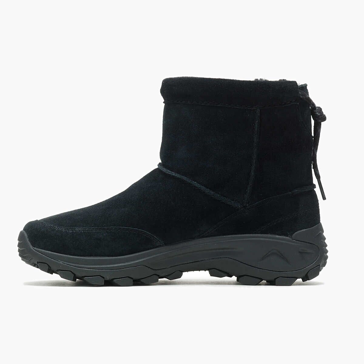 Merrell Winter J004555 ботинки мужские 8 черные замша кожа без шнуровки водонепроницаемые TF3936 — фото 3
