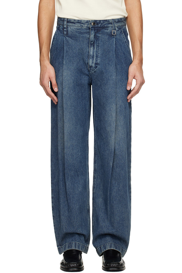 

Вельветовые джинсы Wooyoungmi, синий